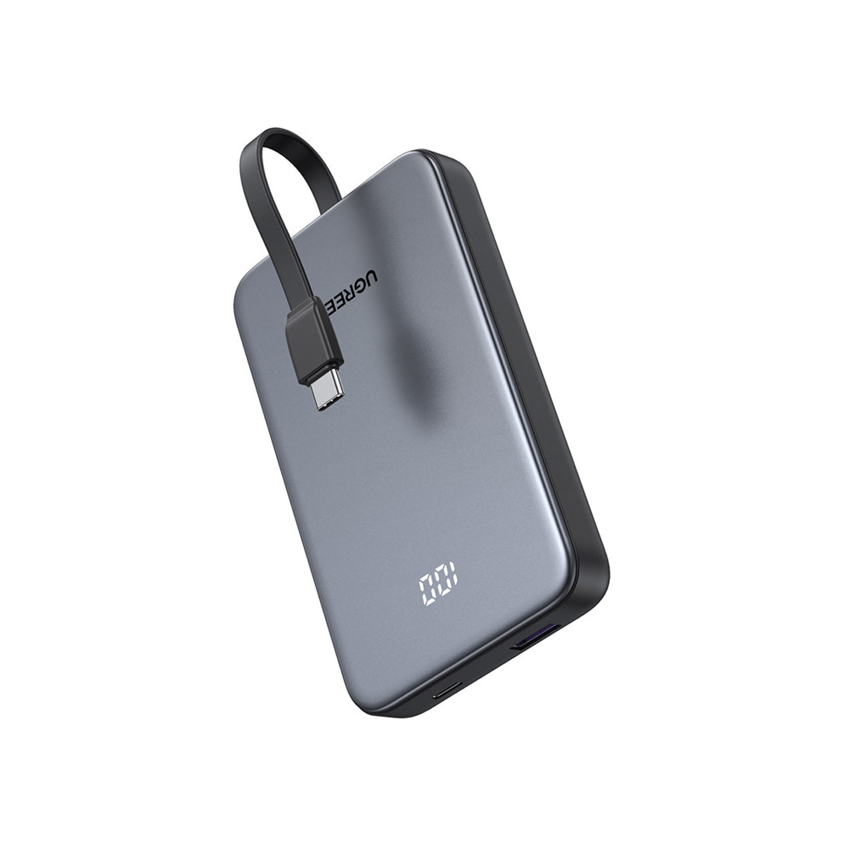 Ugreen 10000mAh 20W Power Bank with Built-in Cable (PB526/75161B)