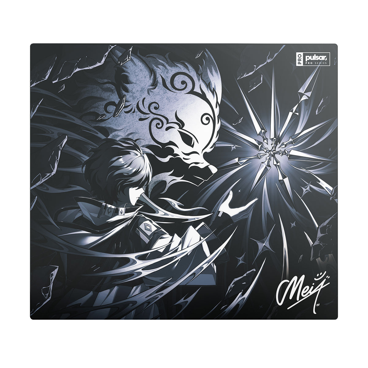 Pulsar Pro Series Meiy Glass Mouse Pad XLE (500x450mm) (SGPXLE3PROMY)