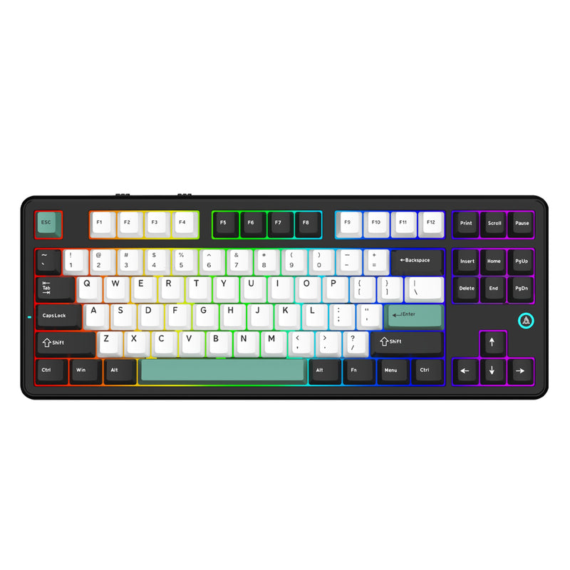 Ajazz AK870 V2 RGB Tri-Mode 87-Keys TKL Gasket-mounted Hot Swappable Mechanical Keyboard