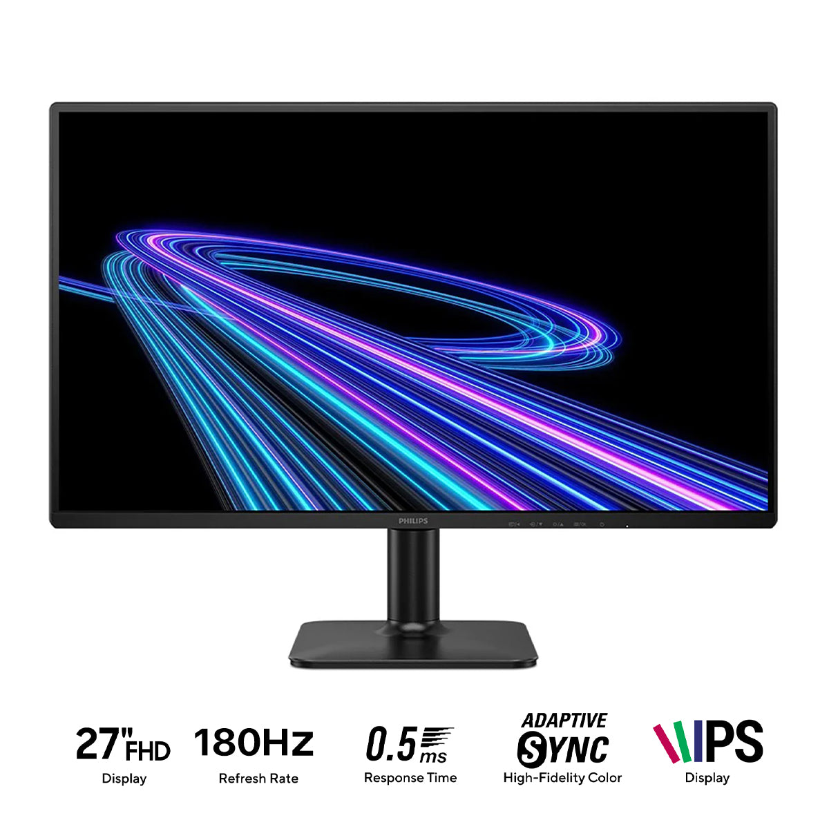 Philips 27E2G2200/71 (Refresh Rate Upgraded to 180Hz) 27" FHD (1920x1080) 0.5ms IPS Monitor with Tilt Adjustment
