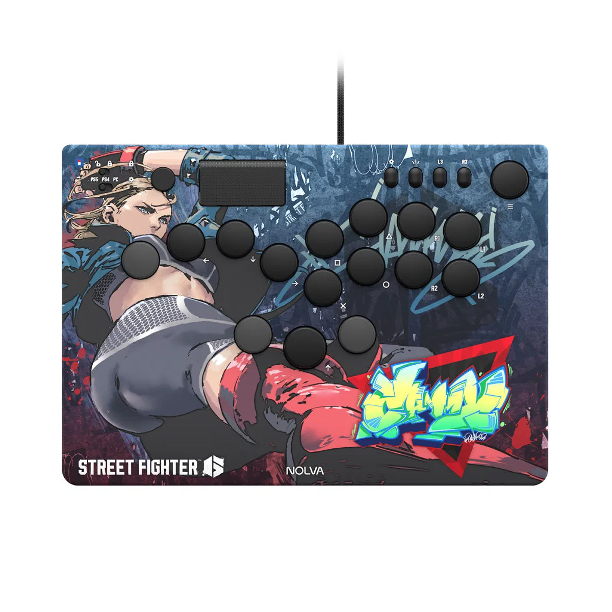 Hori Street Fighter 6 Nolva Mechanical All-Button Arcade Controller