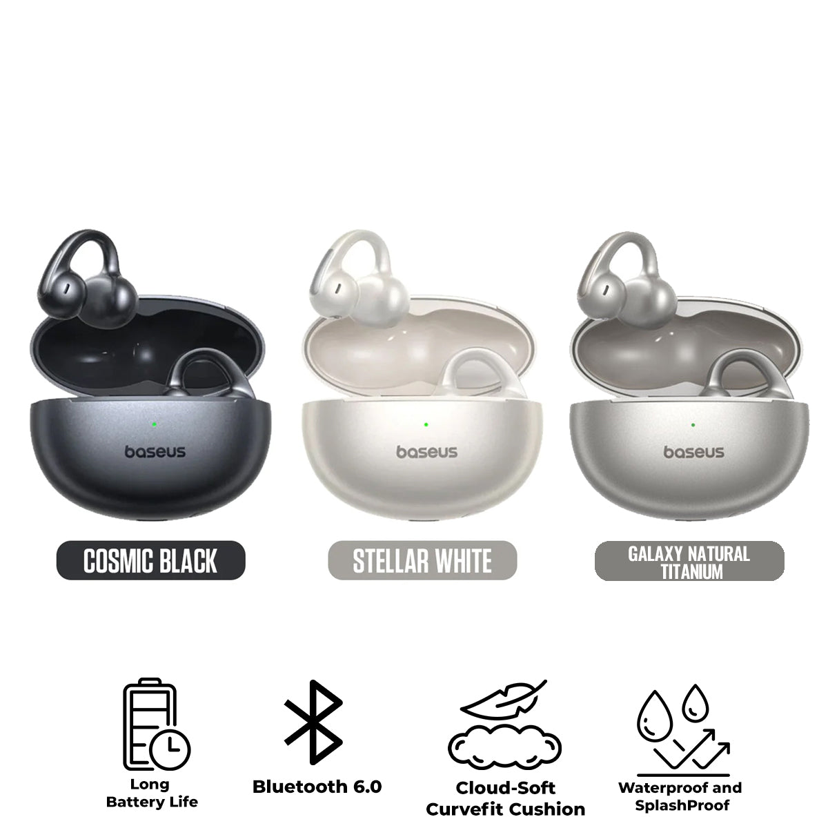 Baseus Bowie MC1 Pro Open-Ear True Wireless Earbuds