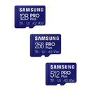 Samsung Pro Plus MicroSDXC UHS-I Card With Adapter (128GB,256GB,512GB)
