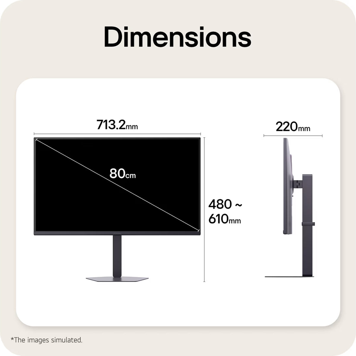 LG UltraGear G6 32G620B-B 32" QHD (2560x1440) 200Hz IPS Gaming Monitor