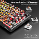 Royal Kludge RK-M75 HE Single-Mode RGB 81 Keys Hot-Swappable Mechanical Keyboard Hephaestus
