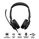Jabra Evolve2 50 USB-C/A MS Stereo Headset