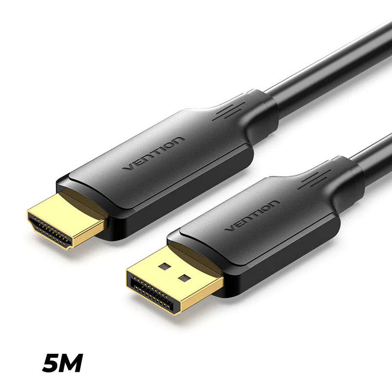 Vention DisplayPort to HDMI Cable - 1.8M, 3M, 5M (HFOBAC, HFOBI, HFOBJ)