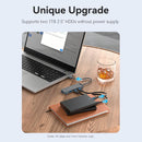 Vention 5-in-1 USB 3.0 Hub - USB-A to USB 3.0 x 4 + Micro-B - 0.15M (CHLBB)