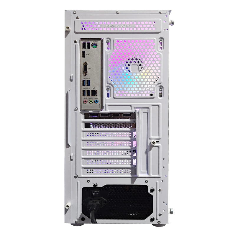 Alpha Vesta White Gaming PC RYZEN 5 5500 | 16GB RAM |  512GB SSD | RTX 4060 | Windows 11 Pro