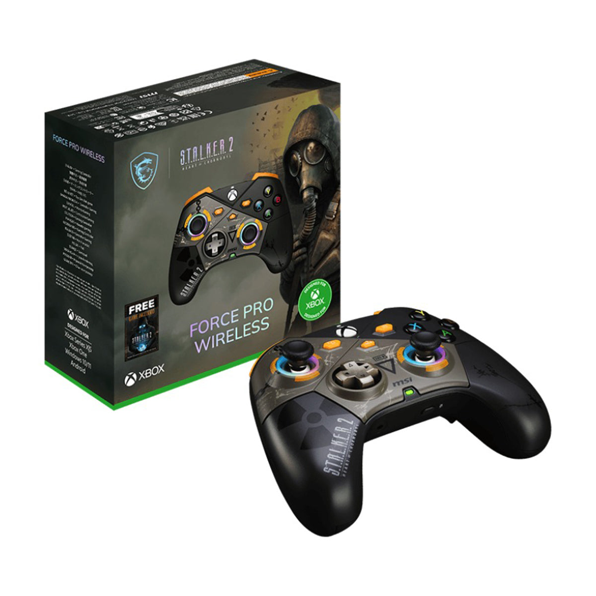 MSI Force Pro Wireless Stalker 2 Edition Gaming Controller