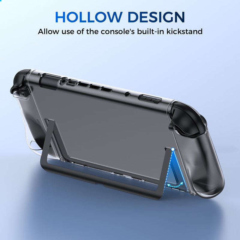 IINE PC Protective Case Set with Rasied Back for Nintendo Switch 2