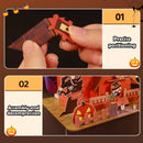 IINE Pumpkin Ghost House Faceplate Cover for Nintendo Switch