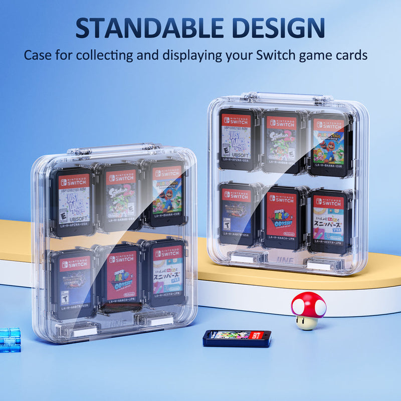 IINE Switch 12 Magnetic Transparent Card Boxes (L968)