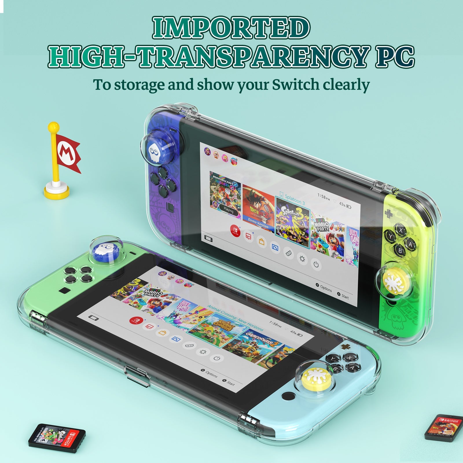 IINE Magnetic Transparent Case for N-Switch Oled (L964) | DataBlitz