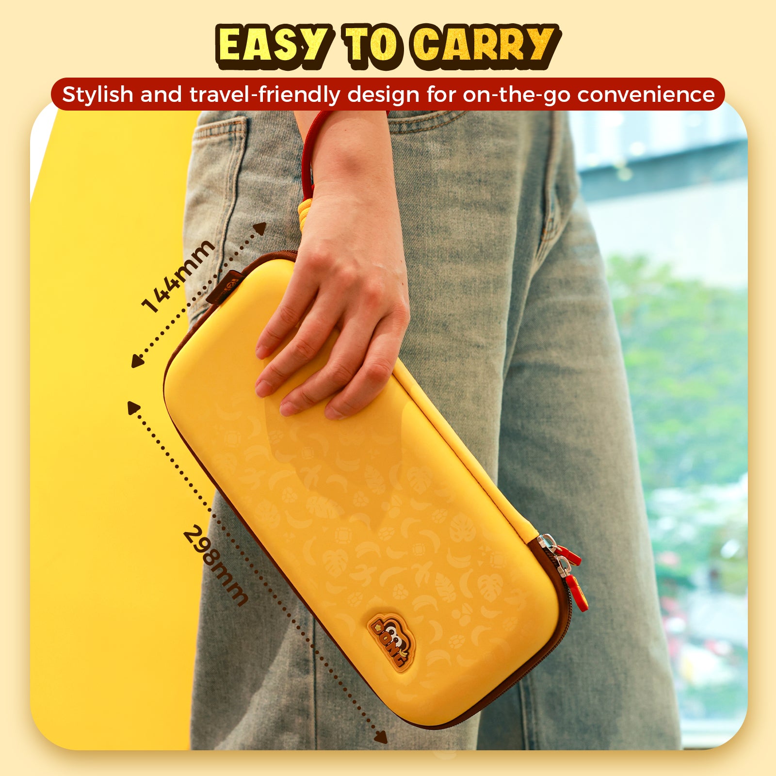 IINE Eva Storage Bag for Nintendo Switch 2 (Yellow) (L1179)
