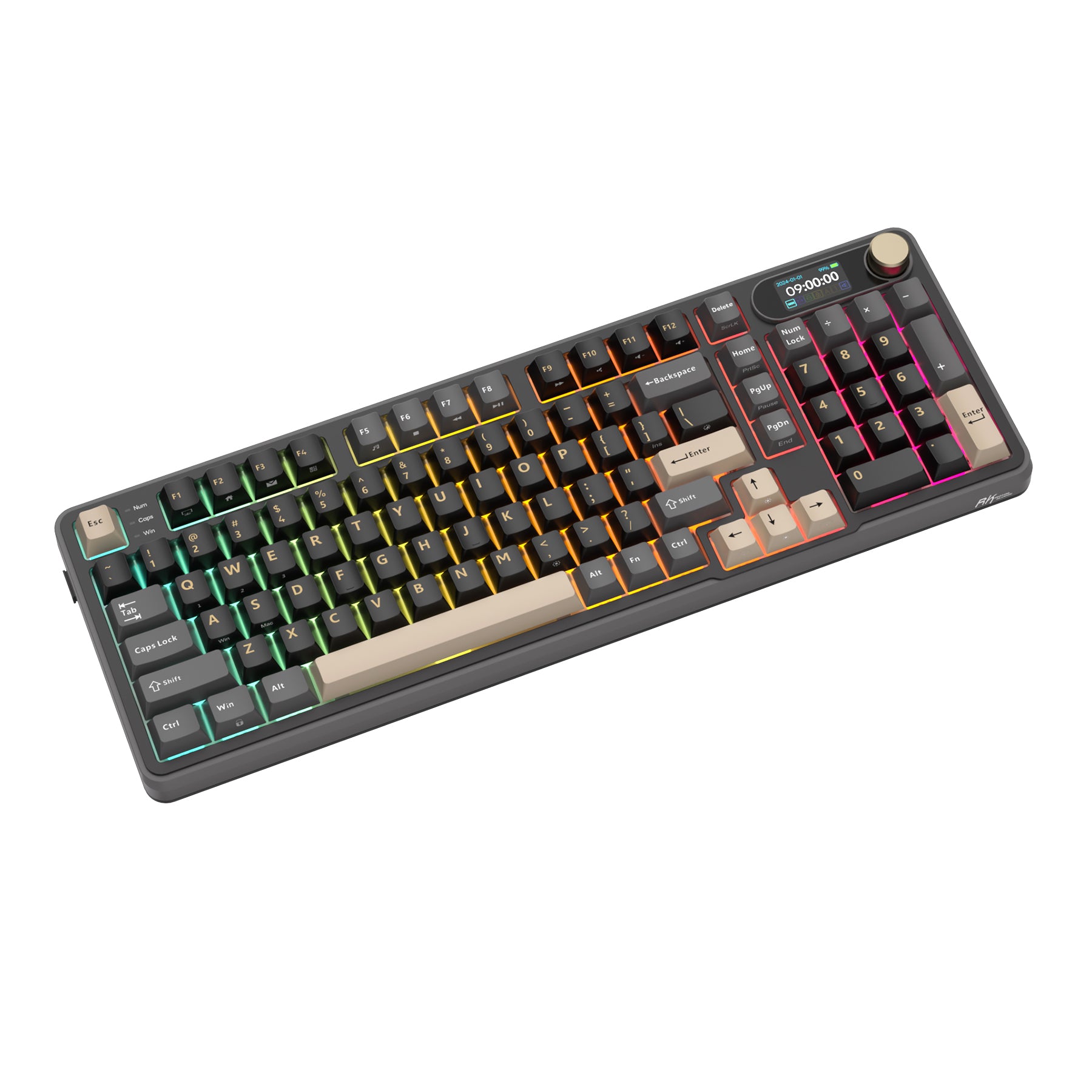 Royal Kludge RK-S98 Tri-Mode RGB 98 Keys Hot Swappable Mechanical Keyboard