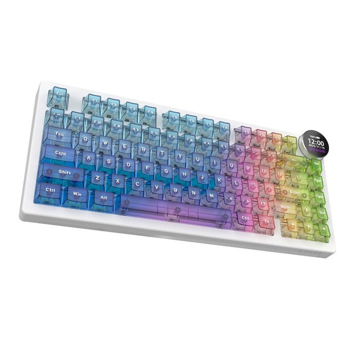 Ajazz AK820 V2 Pro RGB Tri-Mode Mechanical Keyboard (TransparentColor)