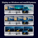 Vention 15-in-1 USB-C MST Docking Station - USB-C to DP + HDMI x 2 + USB 3.2 Gen2 Type-C + USB 3.2 Gen2 Type-A x 2 + USB 3.2 Gen1 Type-C + USB 3.0 + USB 2.0 x 2 + RJ45 + SD + TF + 3.5mm TRRS + PD (TPUH0)