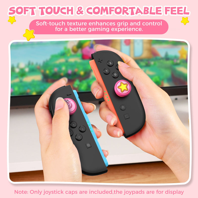 IINE Star-Shaped Joystick Caps for Nintendo Switch 2 (Yellow) (L1159)