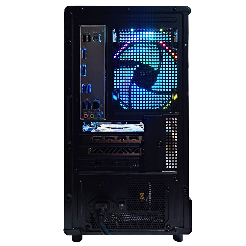 Alpha DB330M Black Desktop Gaming PC | AMD Ryzen 5 5500 | 16GB RAM | 500GB SSD | RX 7600 | Windows 11 Pro