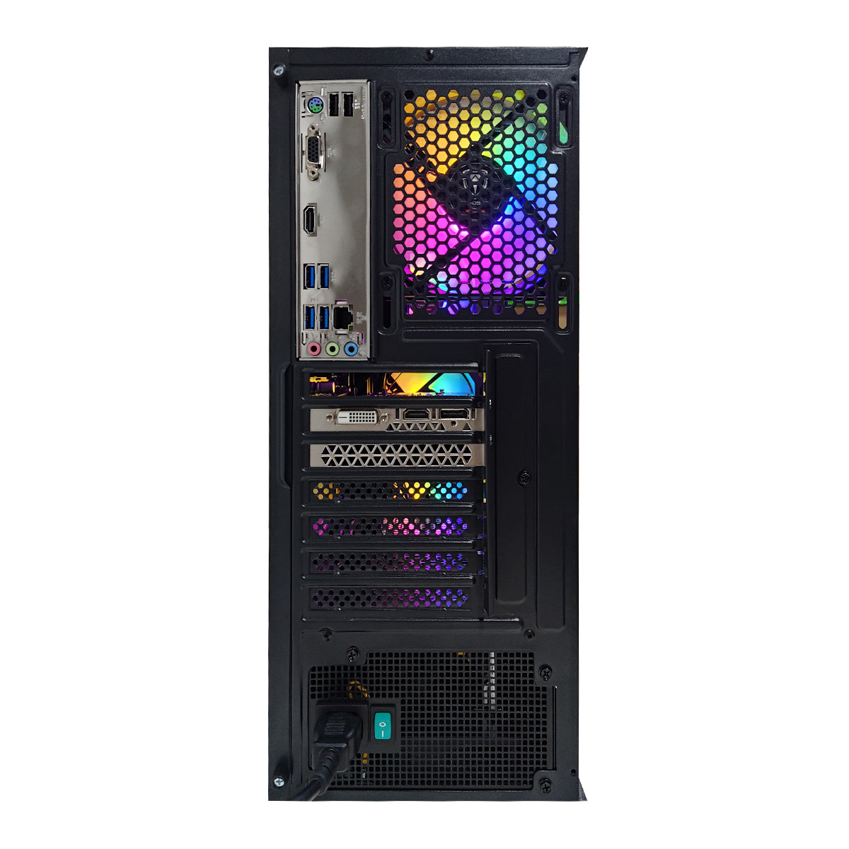Alpha Cronus Black Desktop Gaming PC | AMD Ryzen 5 5500 | 16GB RAM | 512GB SSD | RTX 3050 | Windows 11 Pro