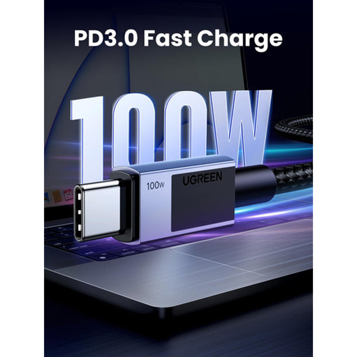 Ugreen USB-C to USB-C 100W PD Fast Charging Cable 