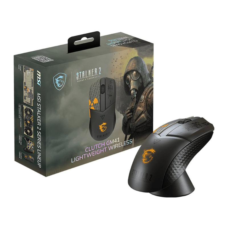 MSI Clutch GM41 Lightweight Wireless Stalker 2 Edition Gaming Mouse
