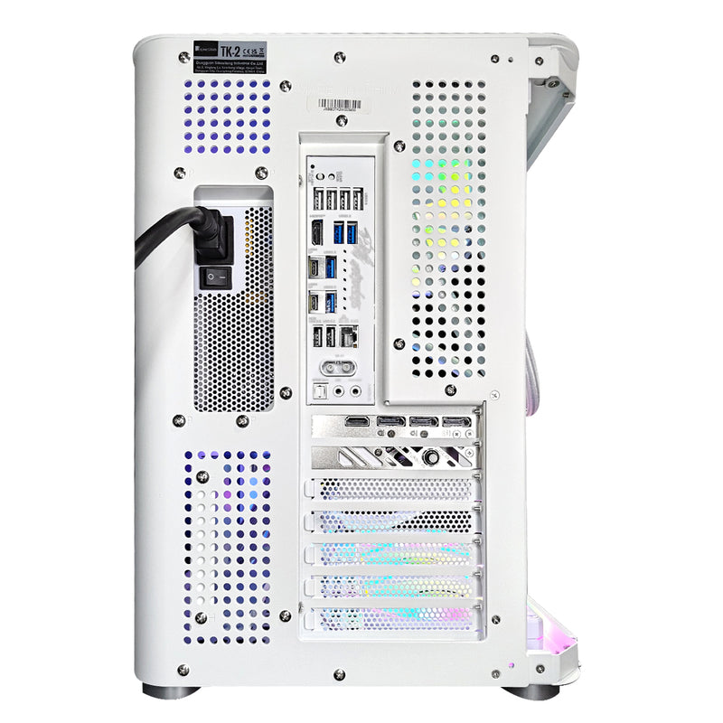 Optima TK-2 White Desktop Gaming PC | AMD 7 9700 X | 32GB RAM | 1TB SSD | RTX 5070 Ti OC  | Windows 11 Pro