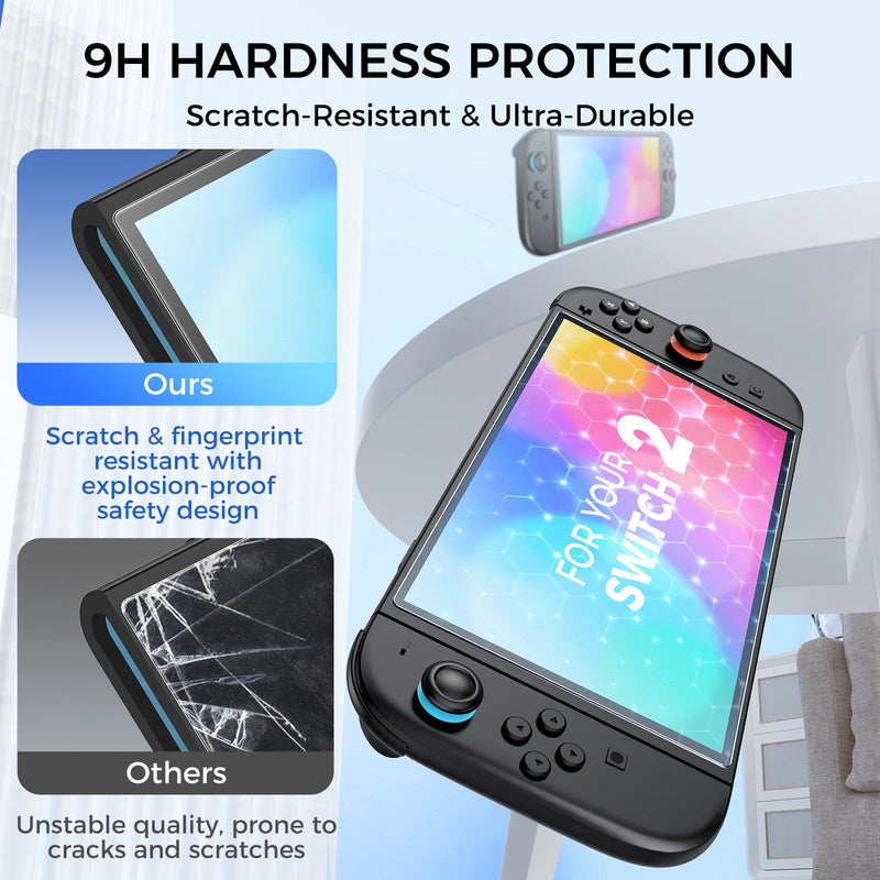 PMW Anti-Blue Light Tempered Glass for Nintendo Switch 2 (L1163)