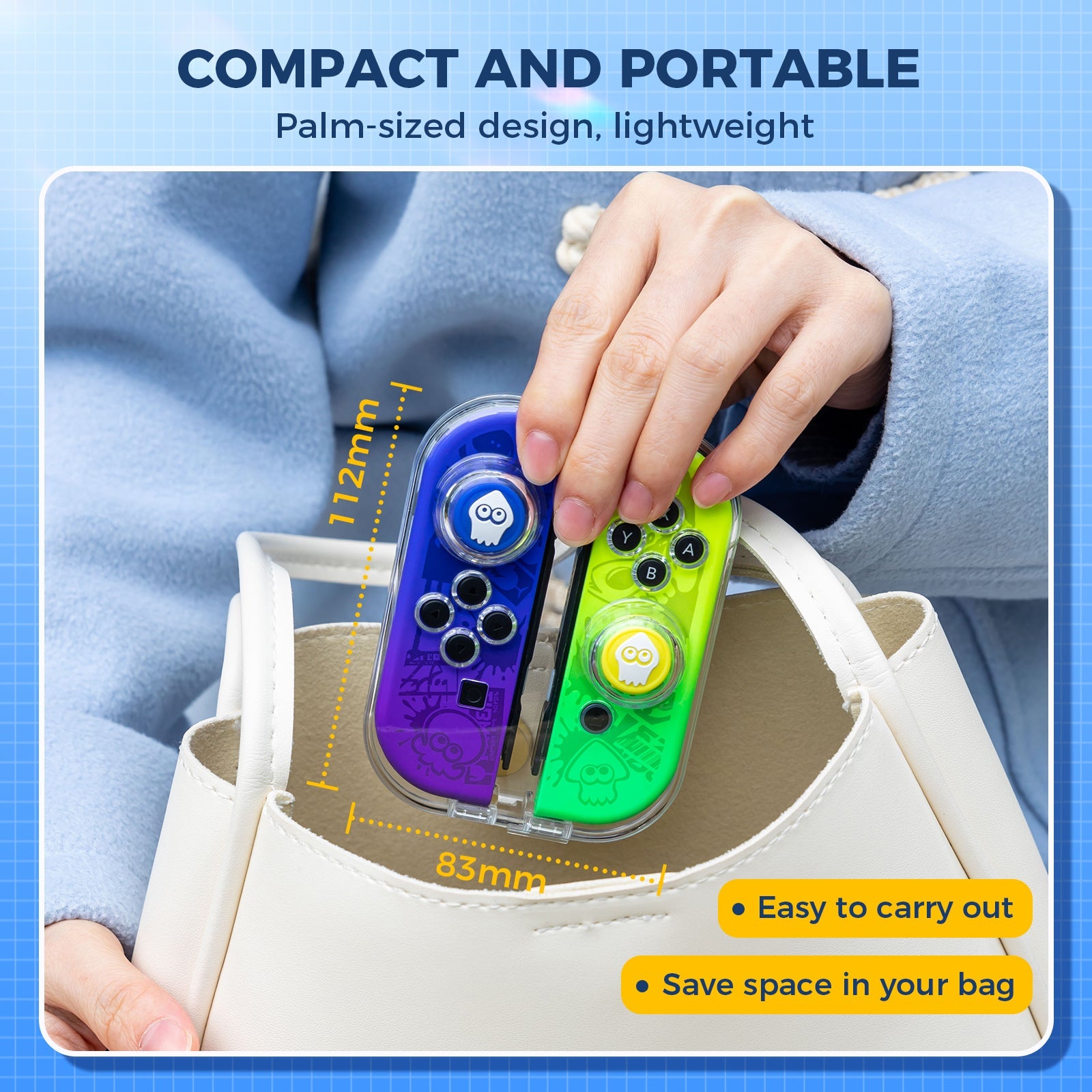 IINE Miniature PC Transparent Joy-Con Storage Case For N-Switch (L954) | DataBlitz
