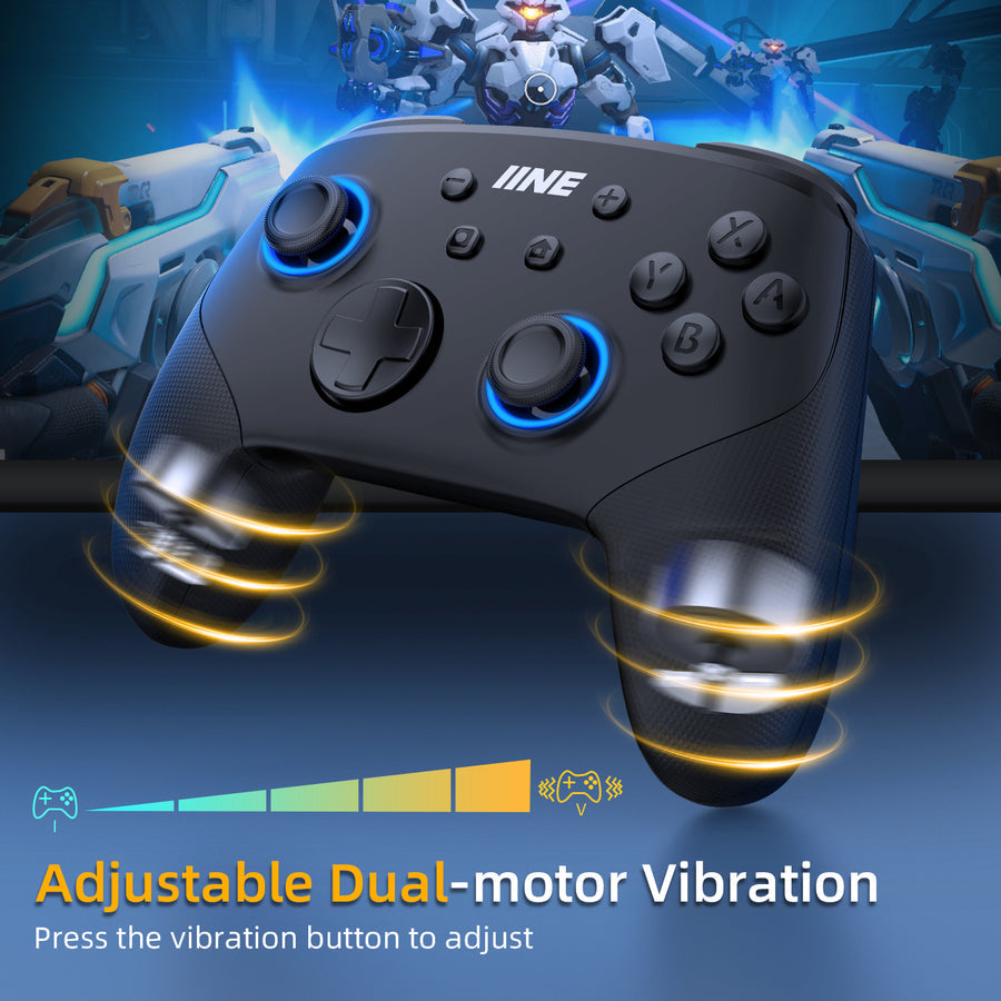 IINE Macro Programming Falcon Black Wireless Controller | DataBlitz