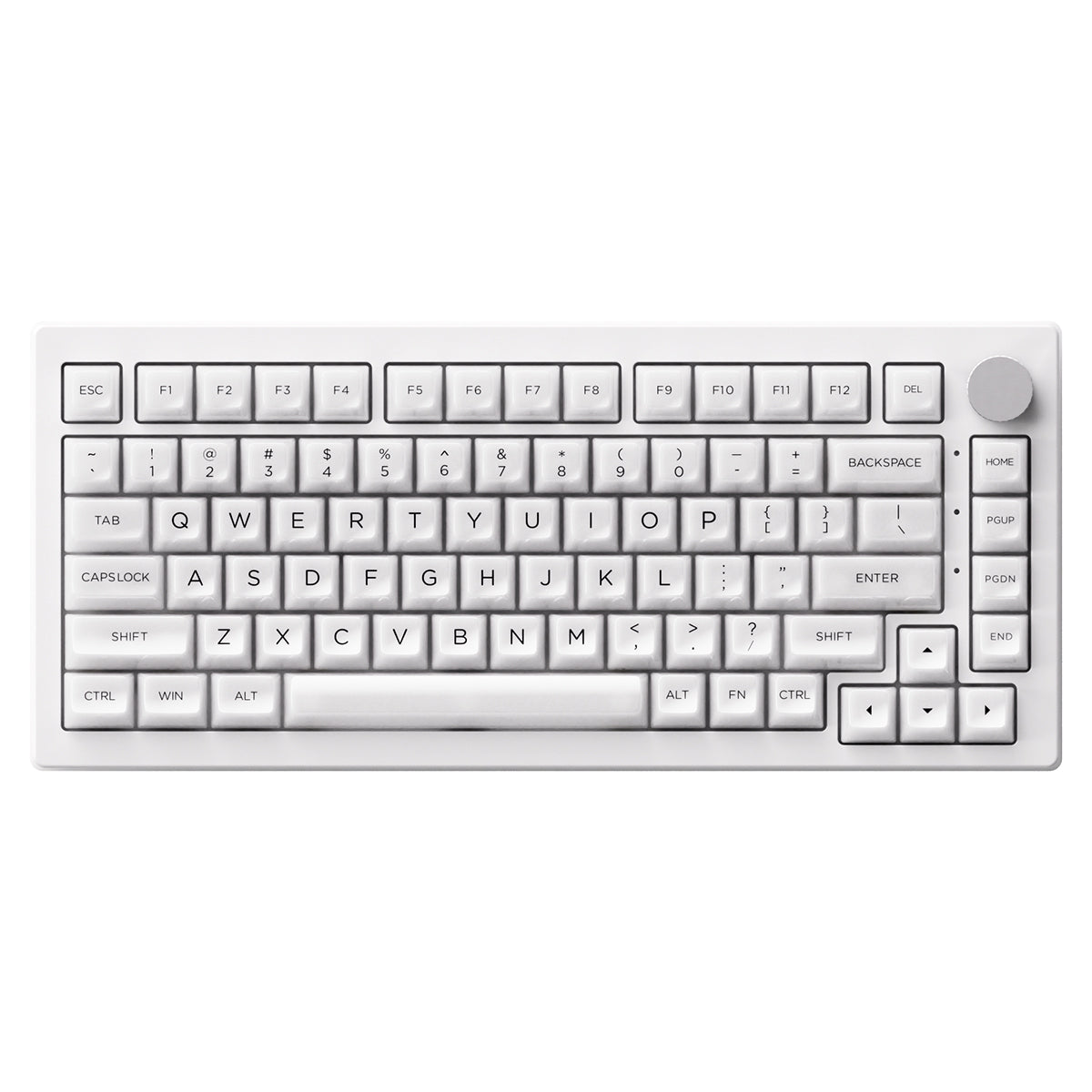 Akko 5075B Plus ASA Clear Multi-Mode RGB Hot-Swappable Mechanical Keyboard White - DataBlitz