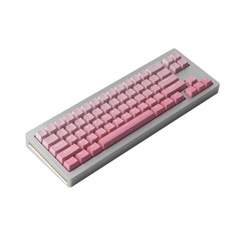 MonsGeek M7W DIY Kit Aluminum Case Multi-Mode RGB Mechanical Keyboard (Akko V3 Cream Yellow Pro)