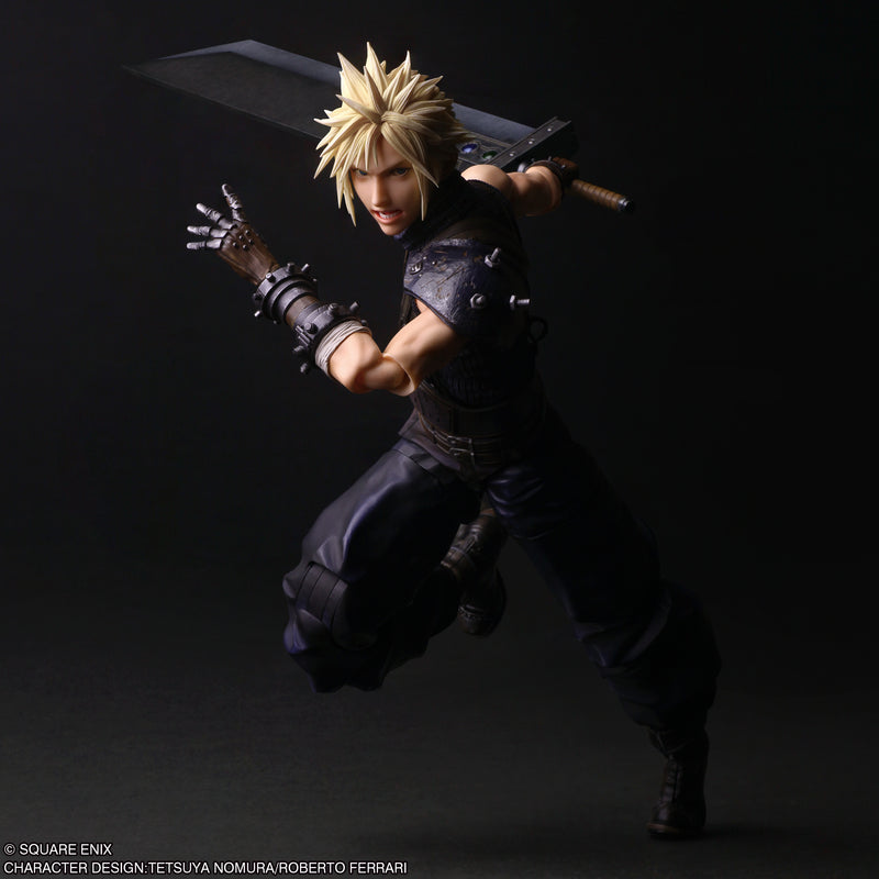 Final Fantasy VII Rebirth Play Arts Shin Action Figure - Cloud Strife