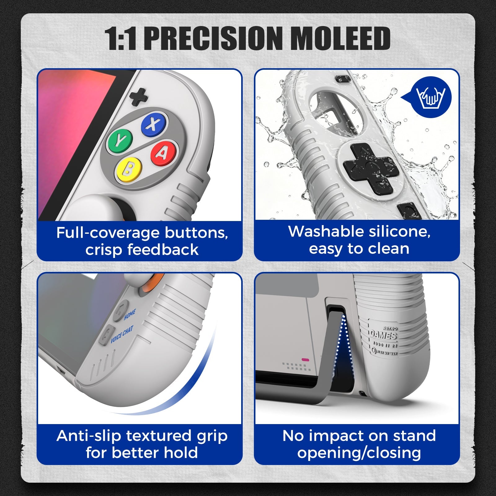 IINE Retro Protective Case Set for Nintendo Switch 2 (L1289)