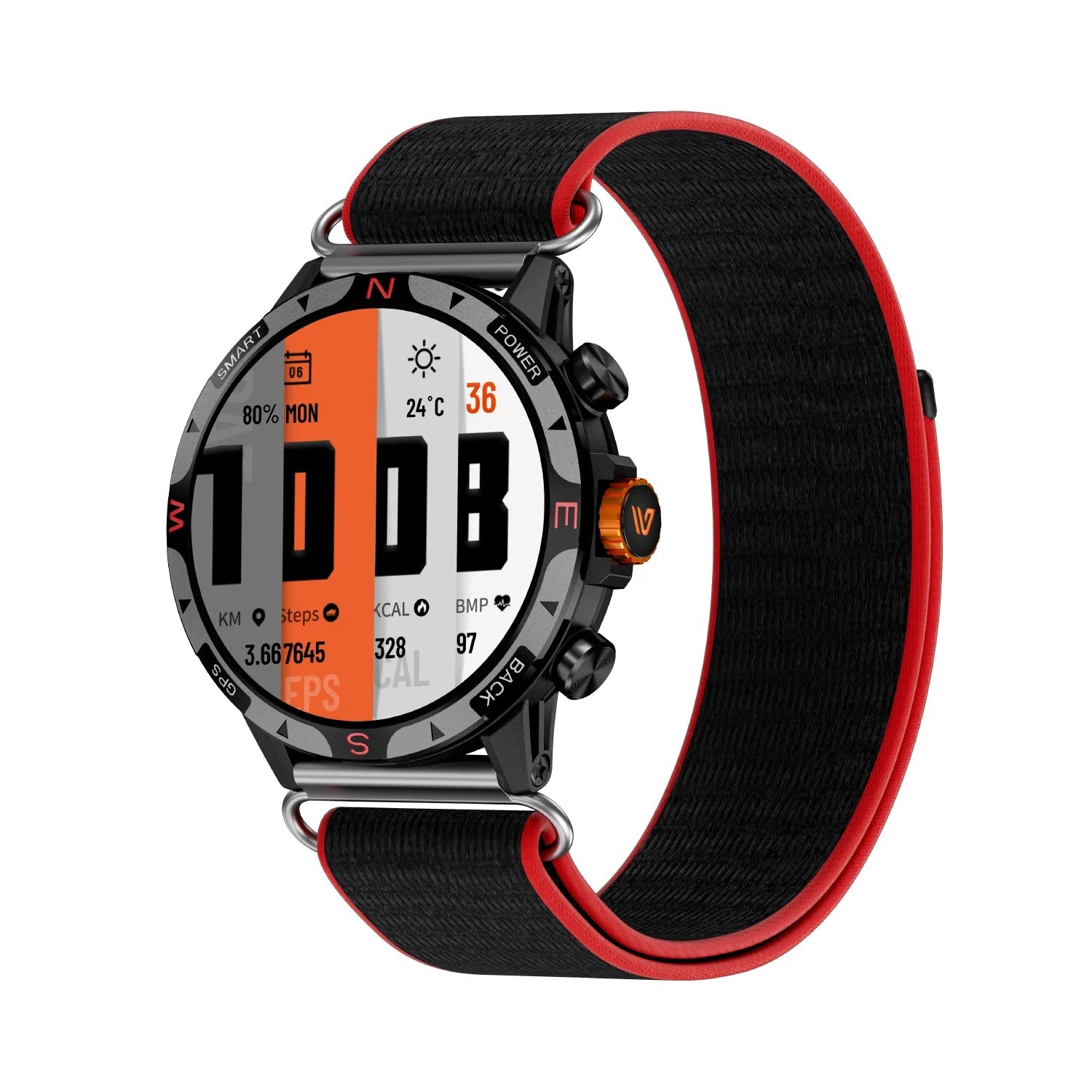 Weofly Conquer 2 Smartwatch (Black, Silver)