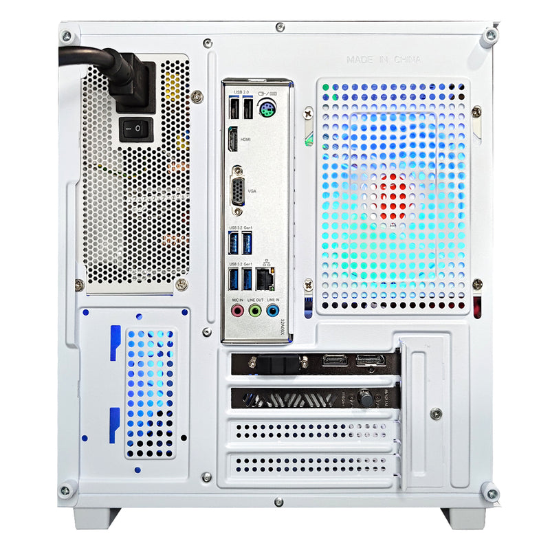 Alpha Apollo A275 White Gaming | AMD Ryzen 5 5500 | 16 GB RAM |  512GB SSD | RTX 3050 | Windows 11 Pro