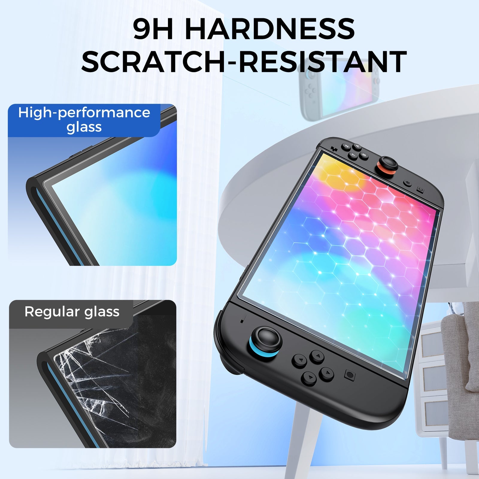 IINE Tempered Glass with Alignment Frame 2-Pack for Nintendo Switch 2 (L1077)