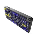 Ajazz AK820 V2 Pro RGB Tri-Mode Mechanical Keyboard (Transparent Purple-Yellow-Dark Purple) (Lychee Switch)