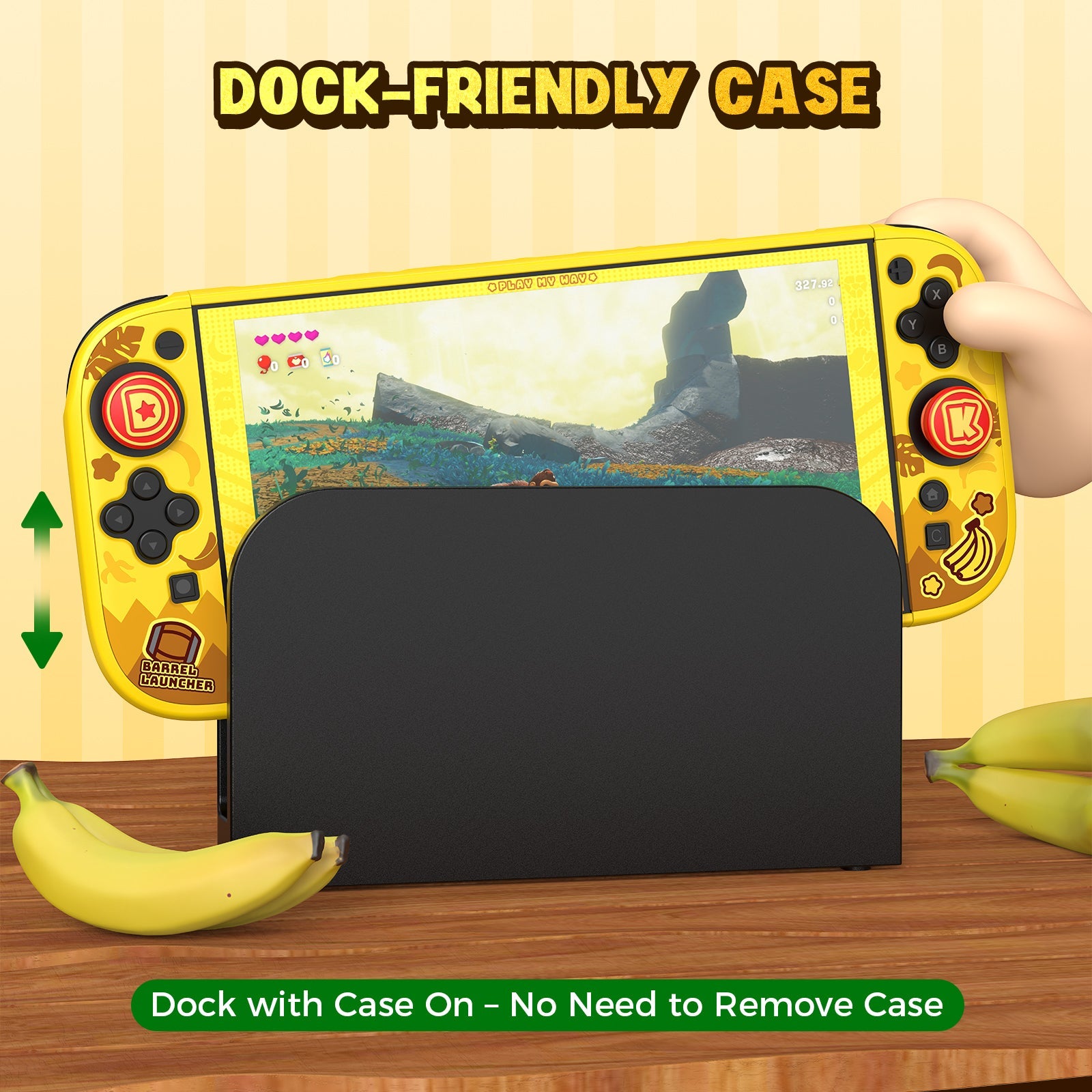 IINE PC Protective Case Set for Nintendo Switch 2 (Yellow) (L1180)