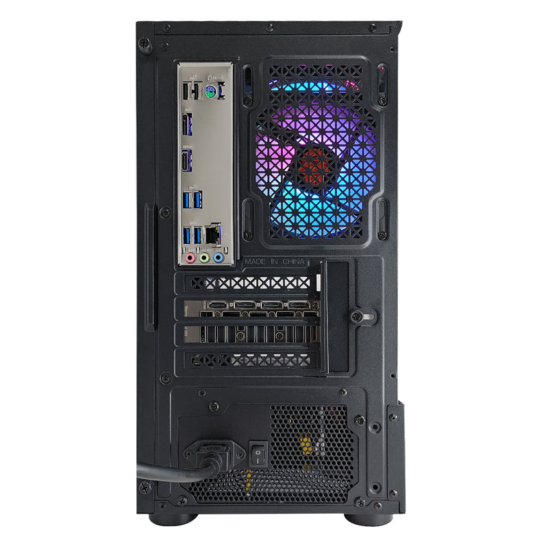 Alpha Reyna Black Desktop Gaming PC | AMD Ryzen 5 5600 | 16GB RAM | 512GB SSD | RTX 4060 | Windows 11 Pro