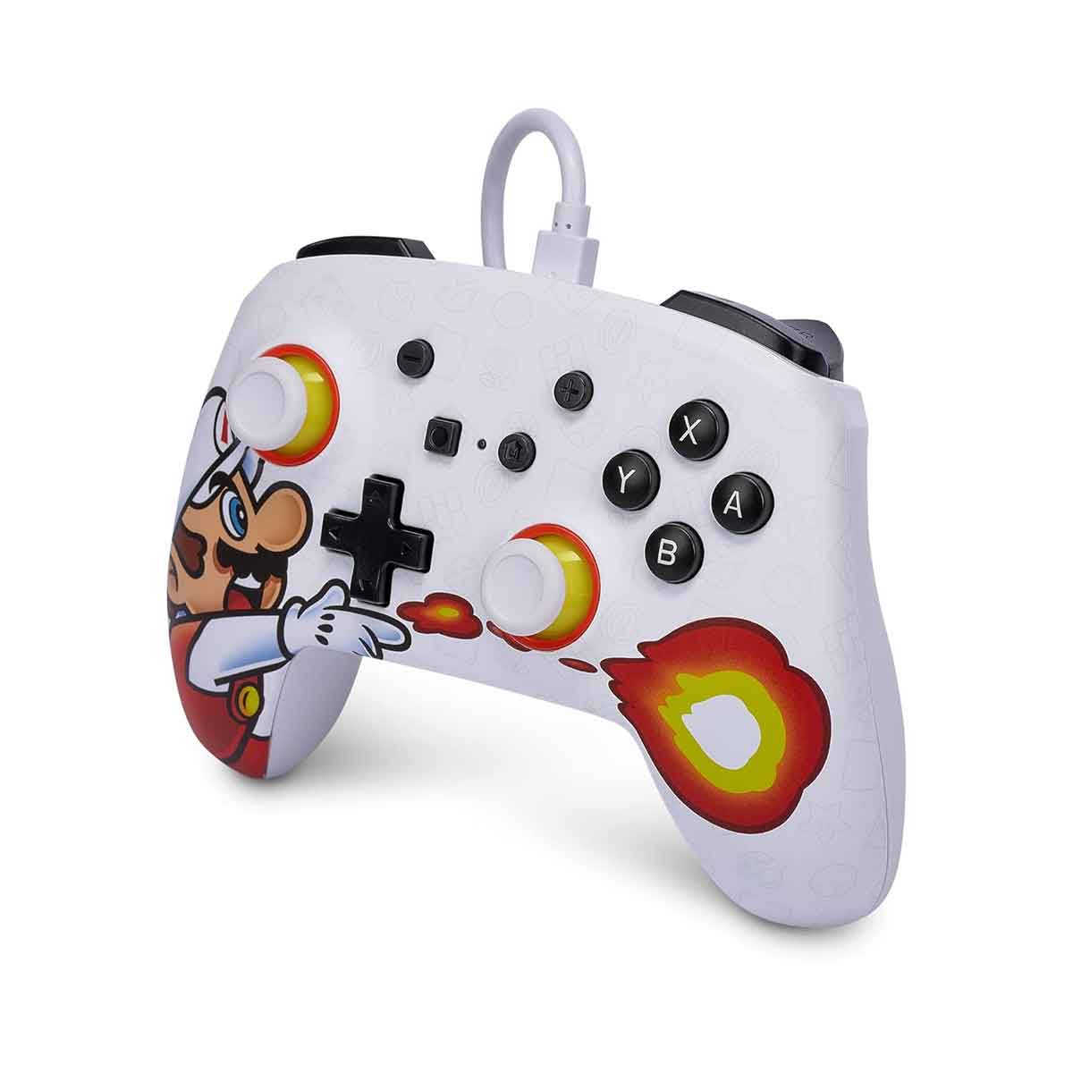 Power A Enhanced Wired Controller for Switch (Fireball Mario)