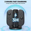 IINE Charging Dock with 4 Slots for Nintendo Switch 2 Controller
