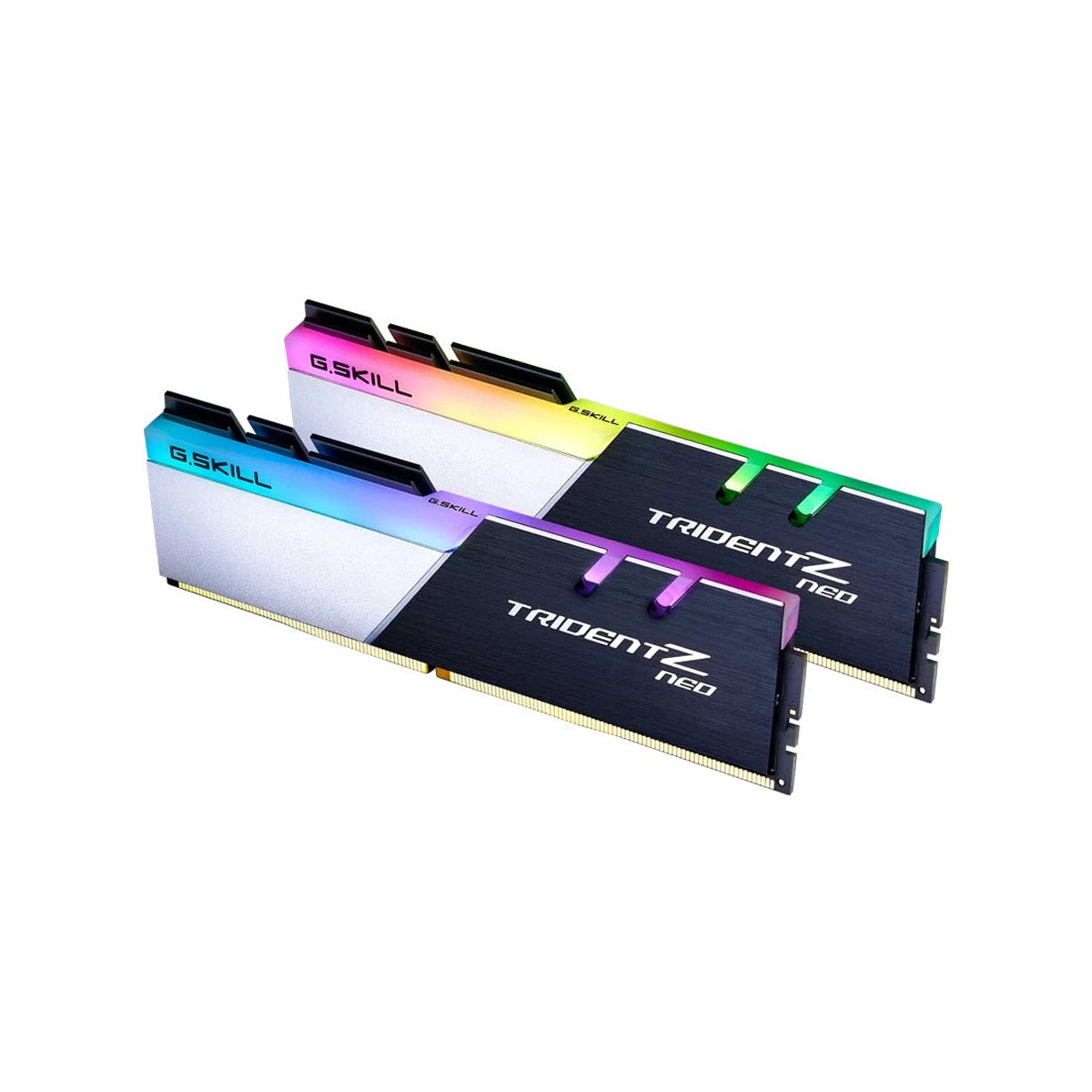 G.Skill Trident Z Neo RGB 32GB (2X16GB) DDR4 3200MHZ CL16-18-18-38 1.35V Desktop Memory (Black/Silver) (F4-3200C16D-32GTZN)