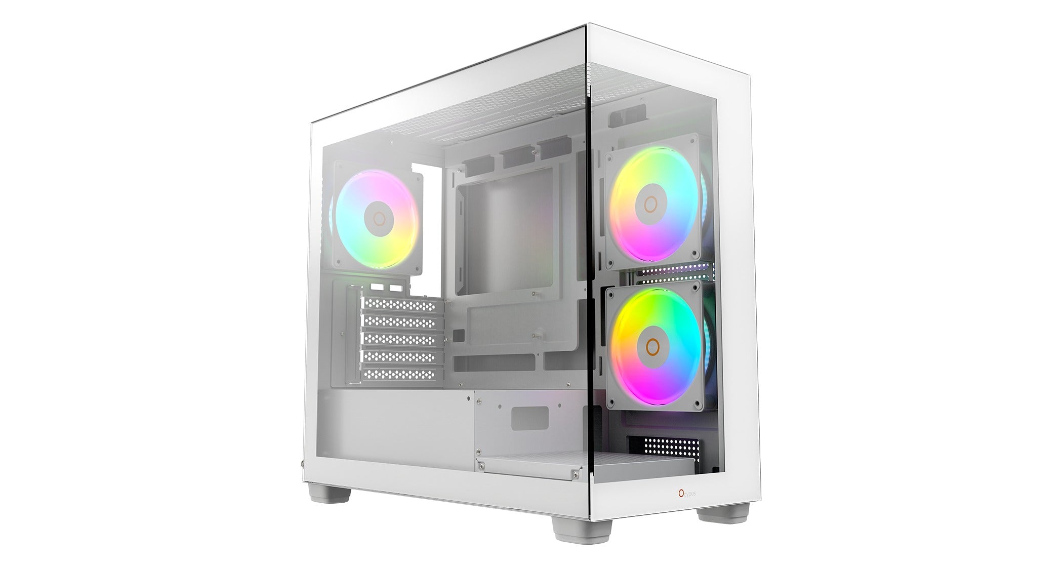 Ocypus Gamma C52 ARGB Mini-Tower Panoramic View Case with ARGB Fans