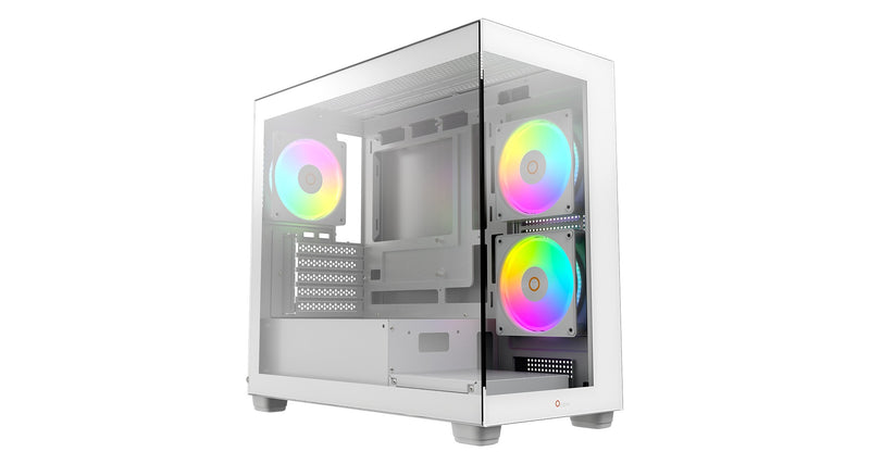 Ocypus Gamma C52 ARGB Mini-Tower Panoramic View Case with ARGB Fans