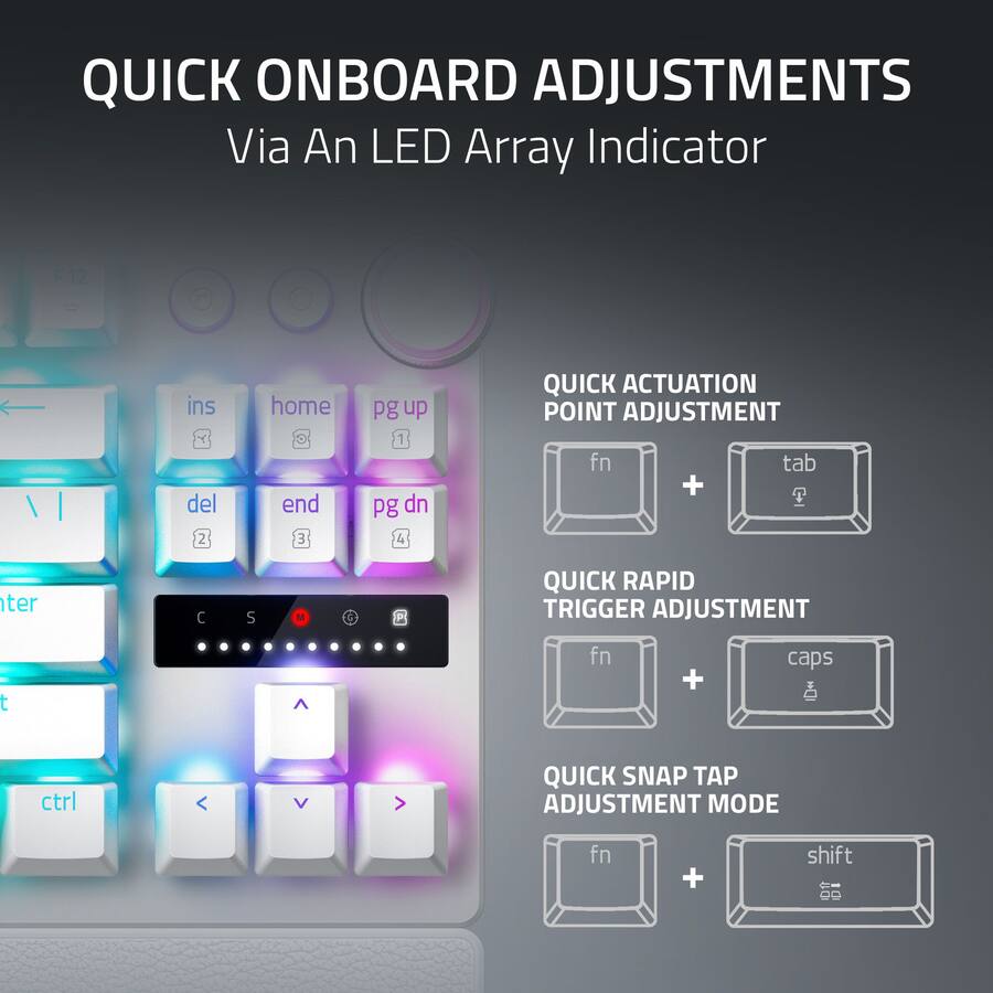 Razer Huntsman V3 Pro Tenkeyless 8KHz Analog Optical Esports Keyboard