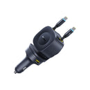 Baseus PrimeTrip VR2 Max Car Charger with Retractable Cable 