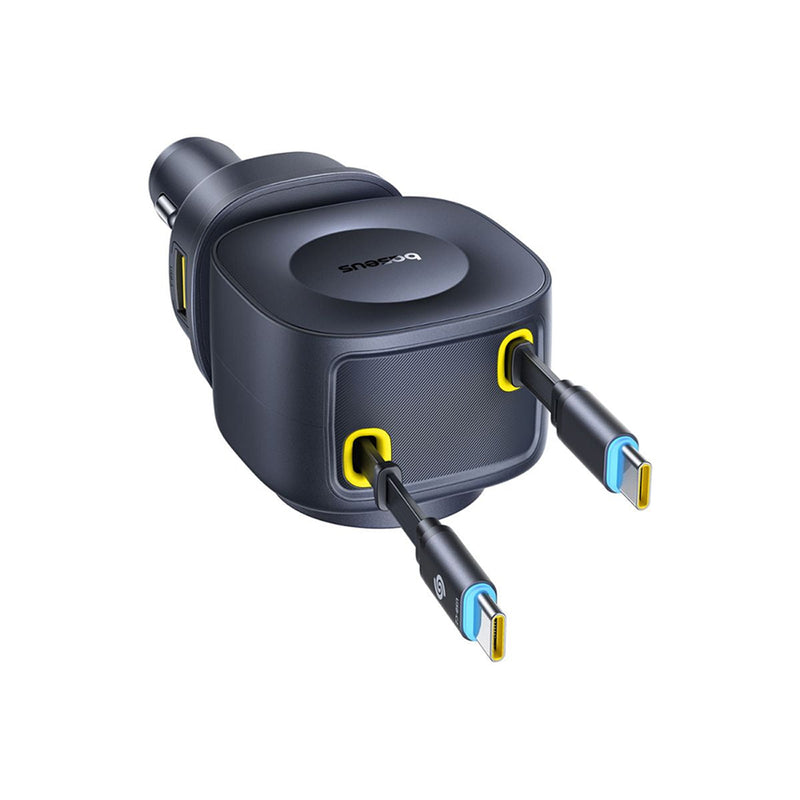 Baseus PrimeTrip VR2 Max Car Charger with Retractable Cable 