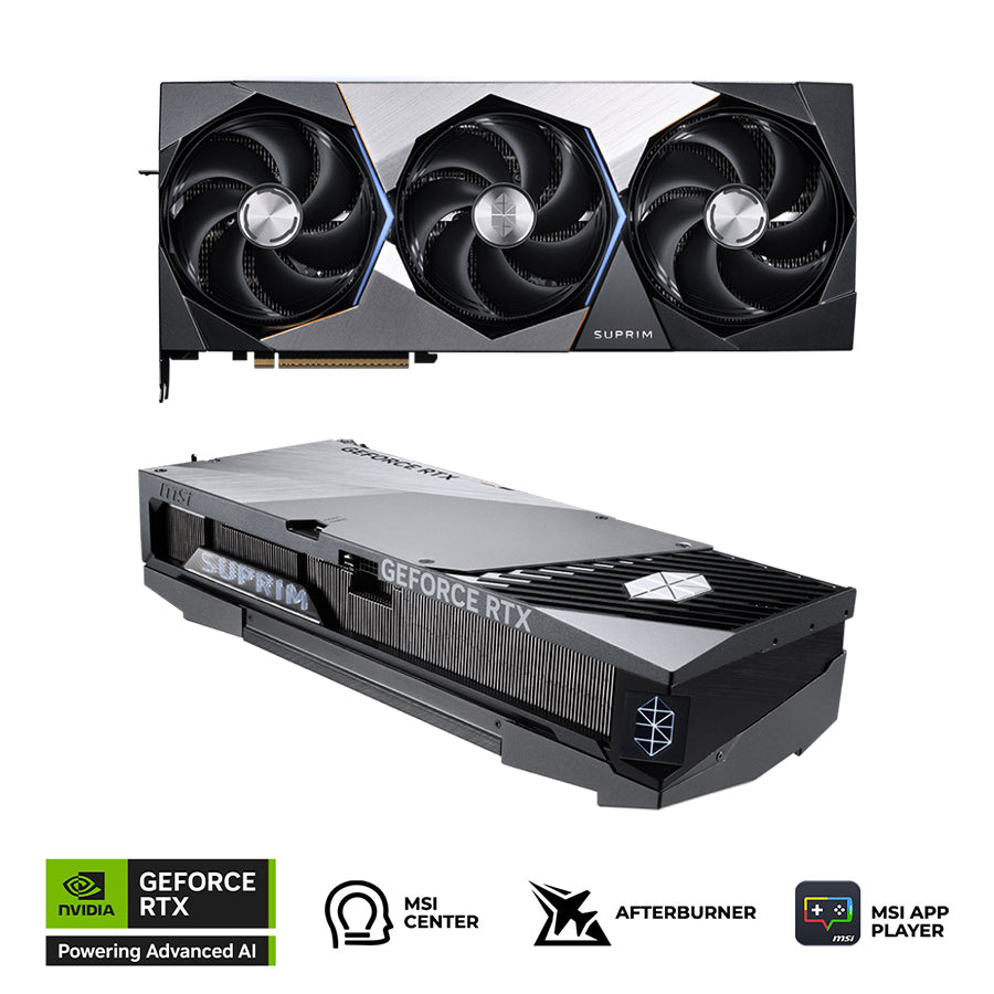 MSI GeForce RTX 5090 32GB GDDR7 Suprim SOC Graphics Card
